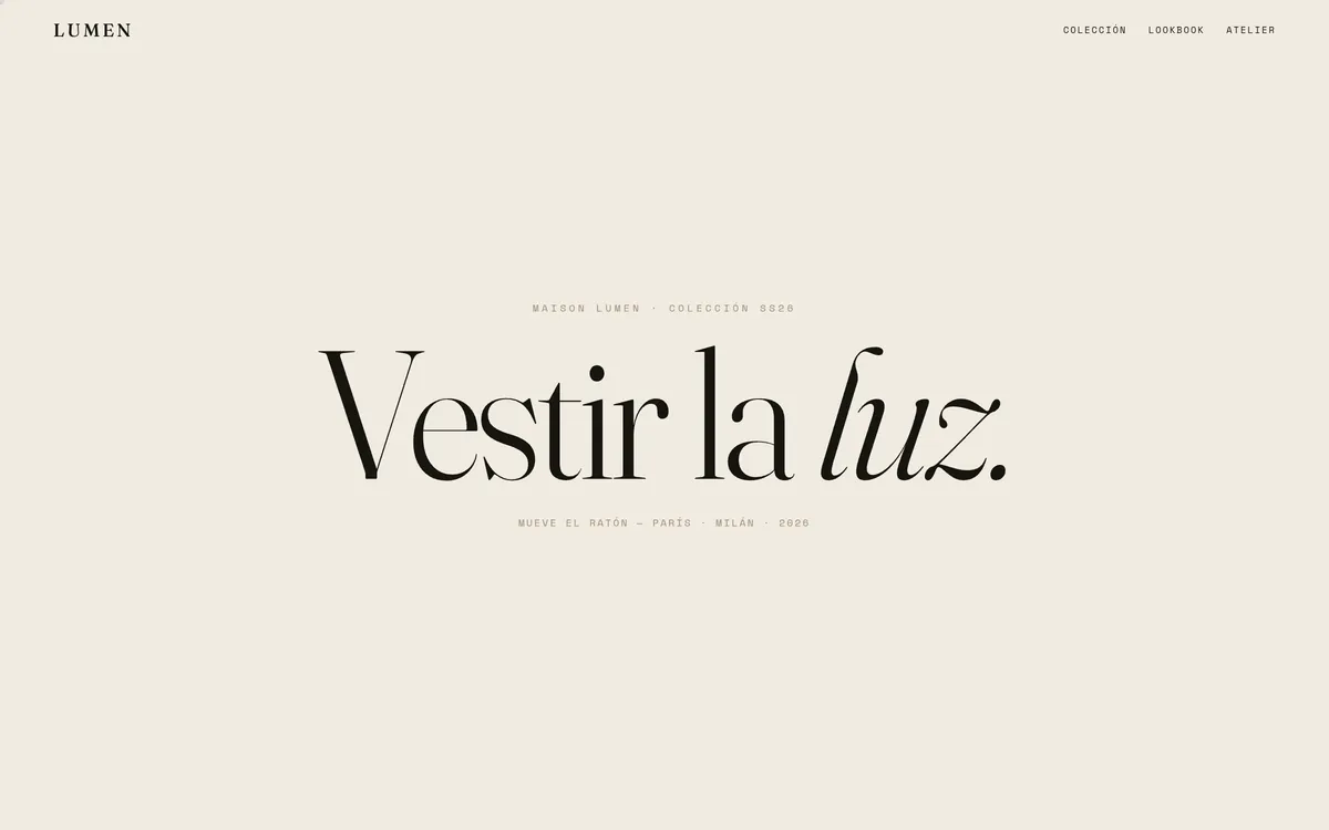 Diseño web — Lumen
