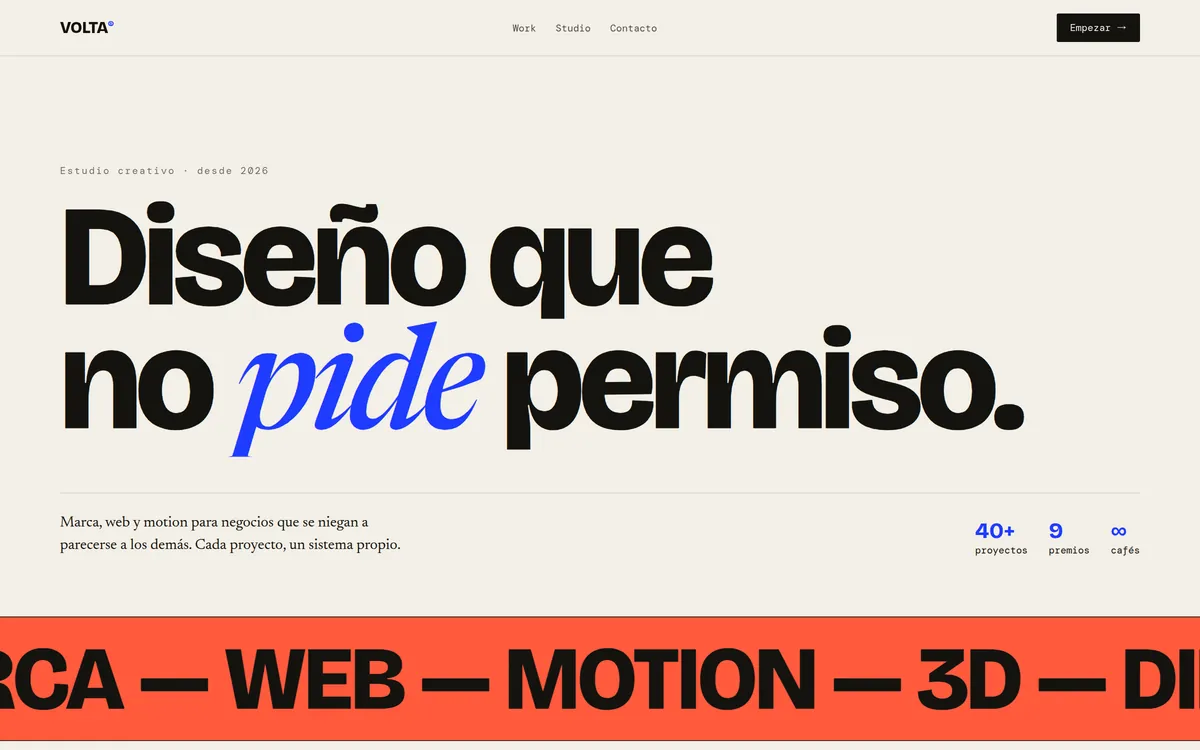 Diseño web — Volta®