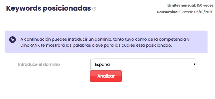 keywords posicionadas