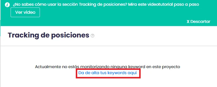 tracking posiciones dinorank